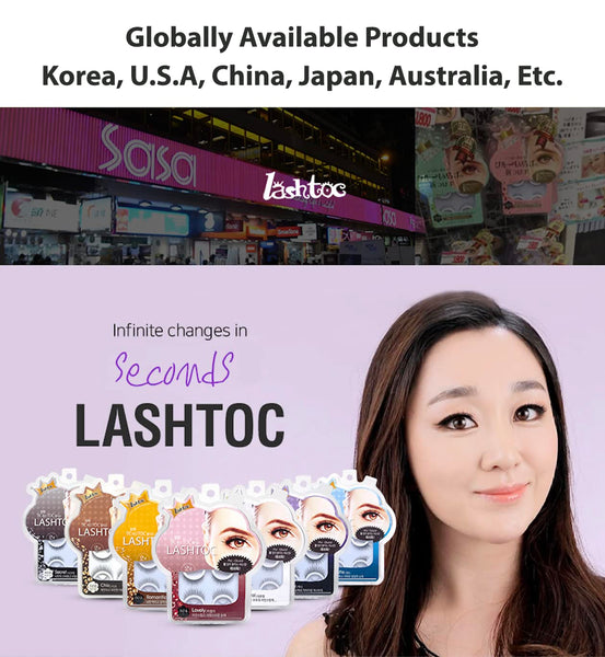 래쉬톡 시즌2 노글루 원터 인조 속눈썹, 스위트 스타일 (Lashtoc Pre-Glued Eyelashes, 스위트)