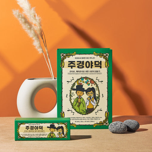 [30포] 주경야덕 6년근 발효더덕스틱 10ml x 30포,  수험생 피로회복제 영양제,  수능 선물 컨디션 체력관리