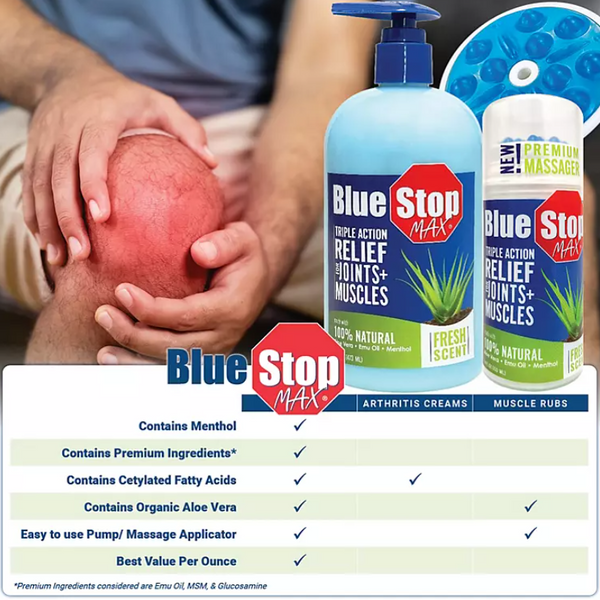 Blue Stop Max for Body Aches Massager Stick (3.4 oz., 2 pk.)